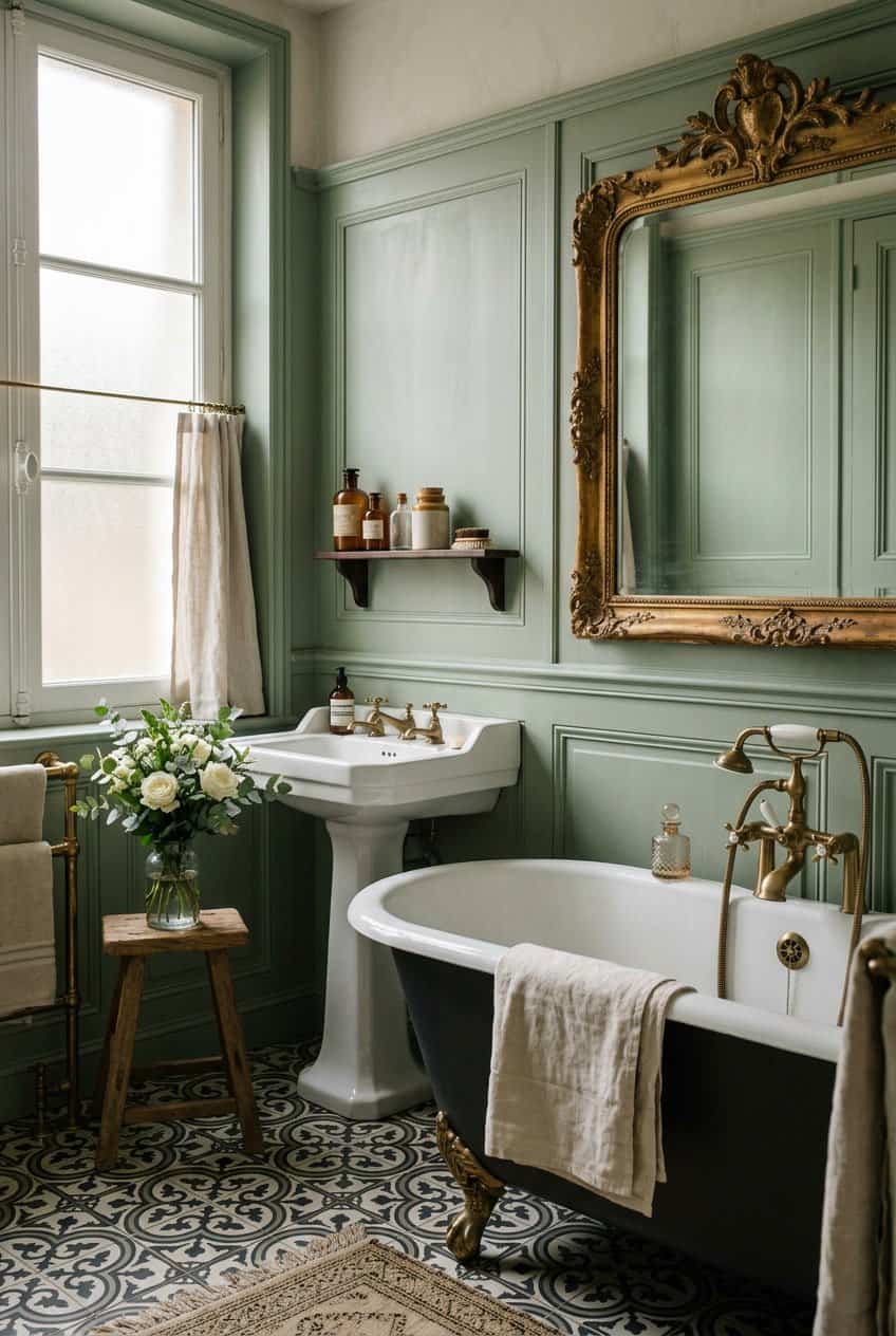 16 Vintage French Bathroom Decor Ideas for Parisian Charm