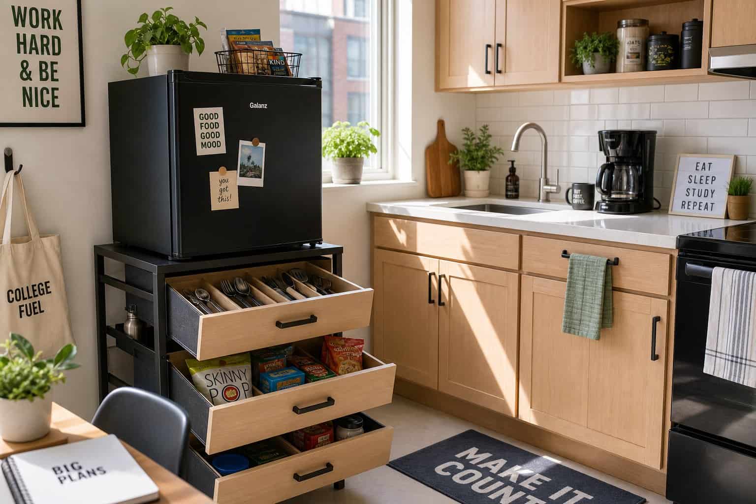 18 College Apartment Kitchen Ideas For Small Spaces
