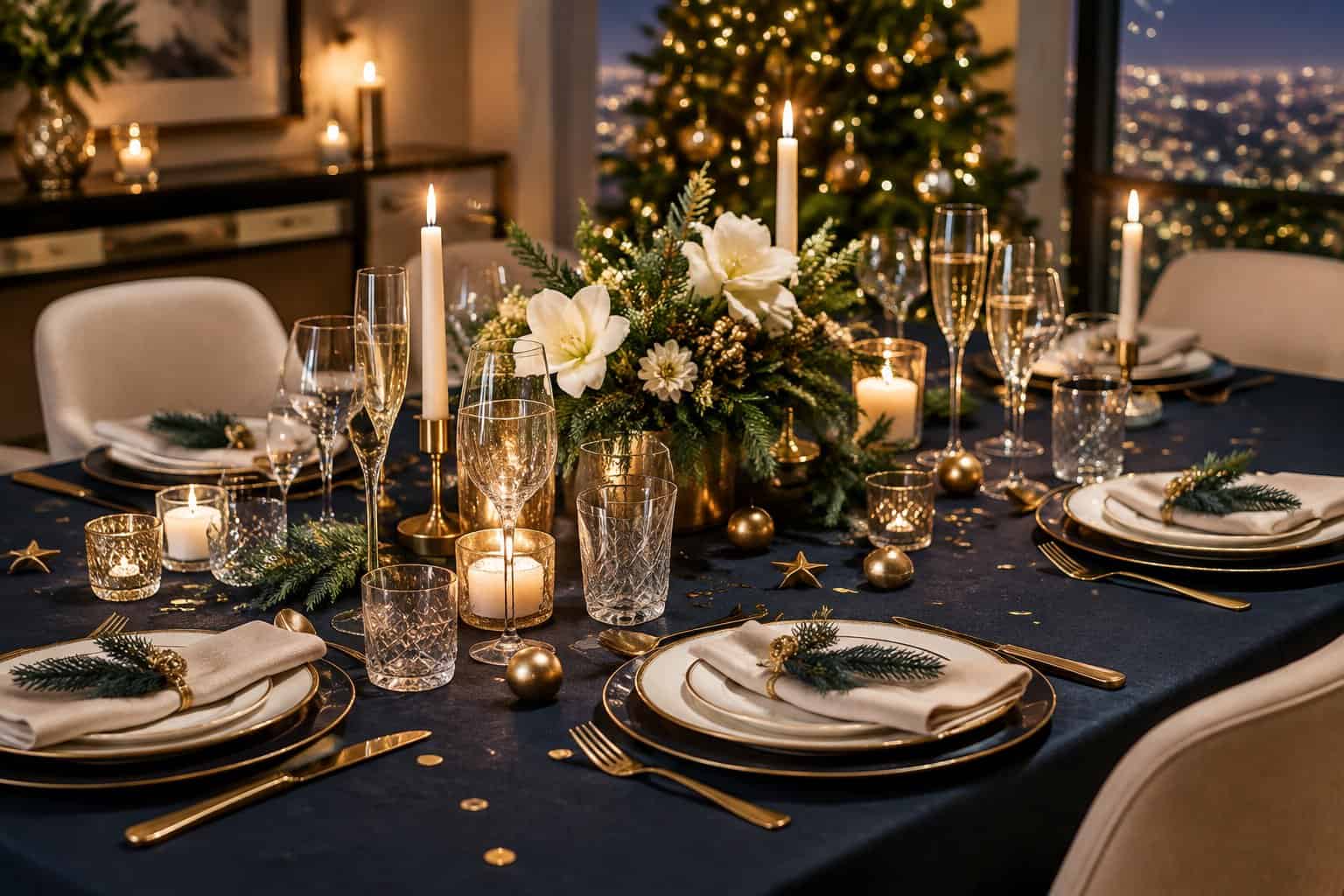 20 Festive New Year Table Decor Ideas for Any Space